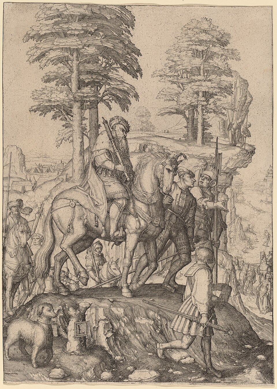 Lucas van Leyden, Abigail and David