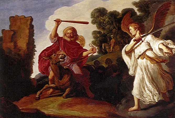 Balaam and the donkey, Western public-domain artwork