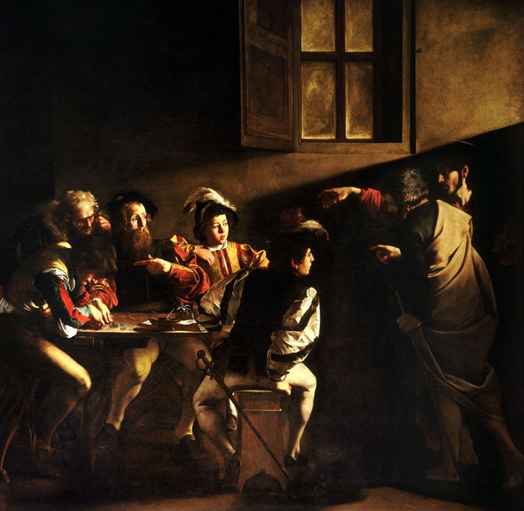 The Calling of Saint Matthew by Caravaggio