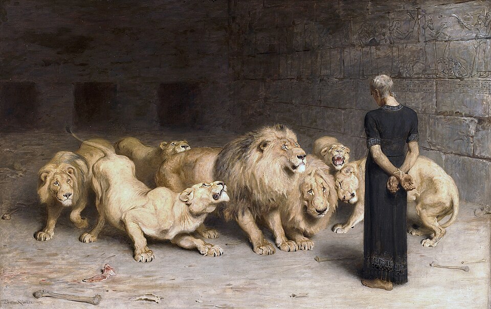 Briton Rivière, Daniel in the Lions' Den (1872)