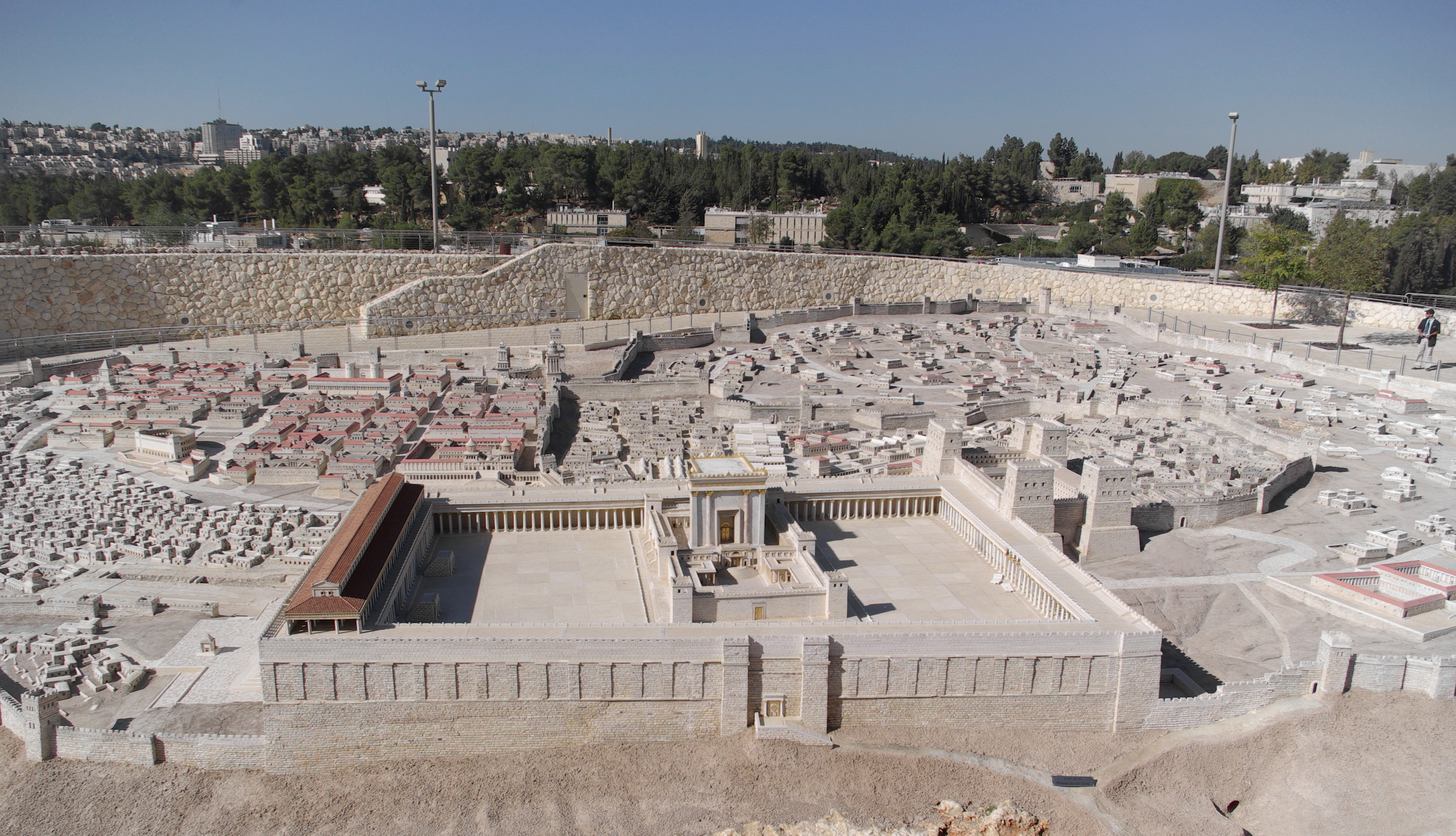 Model of Jerusalem and the temple in the late Second Temple period