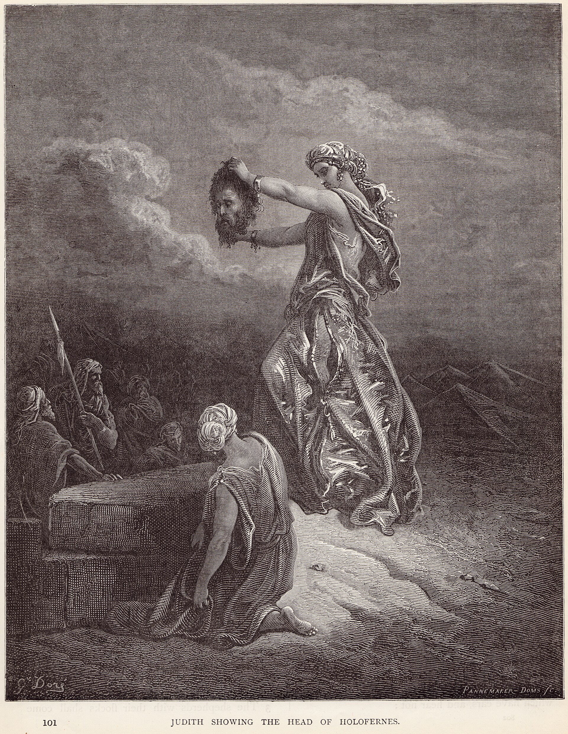 Judith showing the head of Holofernes, Gustave Dore