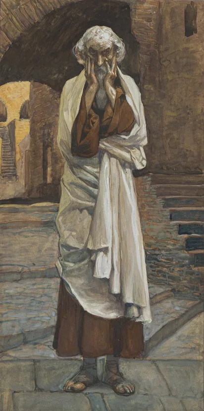 James Tissot watercolor depiction of Micah