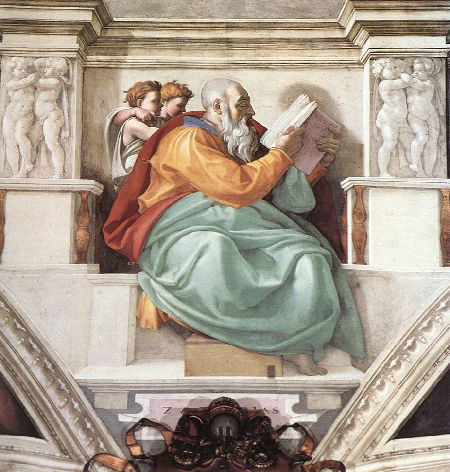 Michelangelo Prophet Zechariah