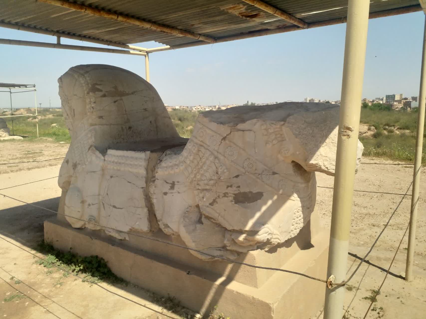 Palace of Darius in Susa, modern site photograph