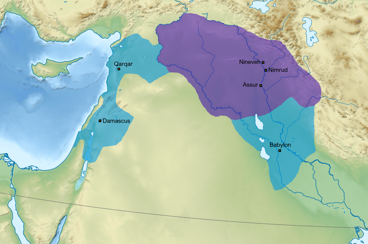 Tiglath-Pileser III map