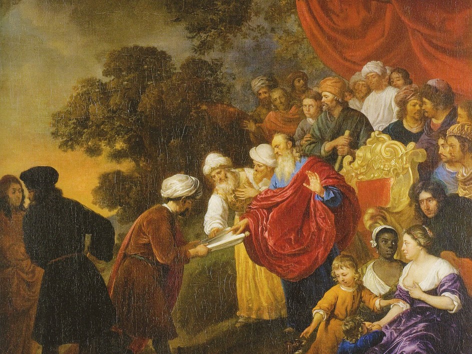 Zerubbabel before Cyrus, Jacob van Loo